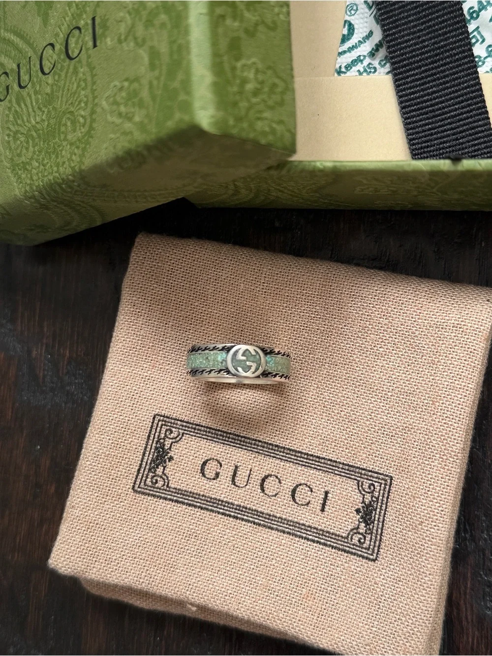 Gucci authentic ring